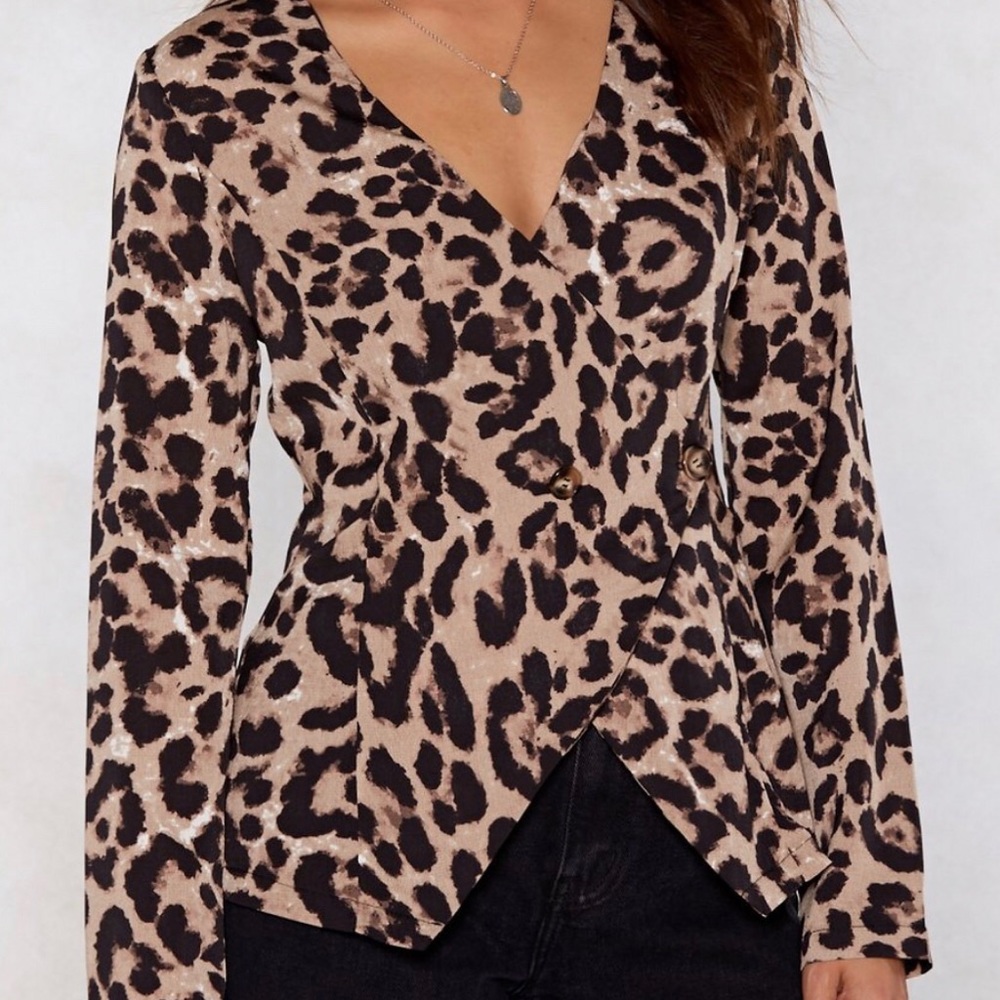 Nasty Gal Wrap Blouse